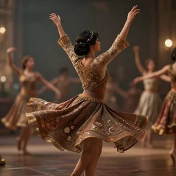 some dance to forget,, intricate details, ultra realistic, unreal engine 5, depth of field, bokeh, octane render, 8 k hd,