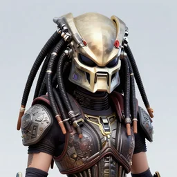 a portrait of a stunning beautiful the predator gundam pilot, with an intricate, detailed, urban inspired hiphop afro futuristic helmet, vector behance hd jesper ejsing, rhads, makoto shinkai, lois van baarle, ilya kuvshinov, rossdraws, hd, 3 2 k, ilya kuvshinov, gustav klimt