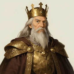 portrait of a medieval old king, intricate, elegant, highly detailed, digital painting, artstation, concept art, smooth, sharp focus, illustration, art by studio ghibli, 8 k