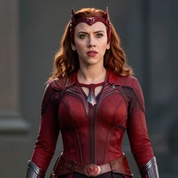 scarlett johansson as the scarlett witch - c 9. 0