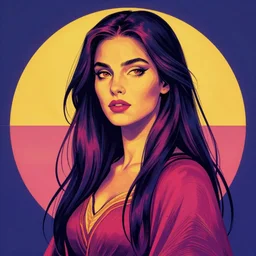 portrait of a beautiful sorceress by artgerm, vivid color, complementary color, golden ratio, detailed, sharp lines, sharp focus, intricate, rainbowshift, by maxfield parrish, by peter mohrbacher, by gustave dore, by alphonse mucha, deviantart, octane render