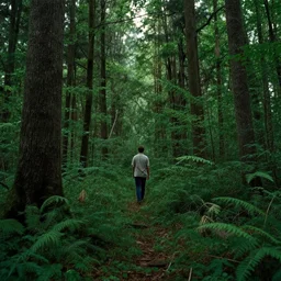 the forest, ecosystem, film still from the movie directed by denis villeneuve
