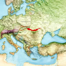 an artistic cartography war map of yugoslavia, by gerard mercator. intricate, hd, 4 k, unreal engine