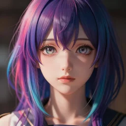 photorealistic anime girl render, detailed face, colorful, atmosphere cinematic, by wlop, by ilyu kuvshinov, soft shadows, be concept art, super detailed, octane render, 8 k, unreal engine 5, super realistic, ufotable studio art style, trending in pixiv, japanese light novel cover, visual novel