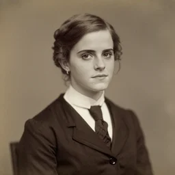 A photo of Emma Watson. 1860s photograph