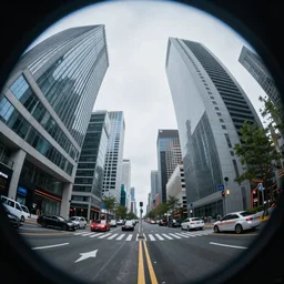 street view, futuristic!!!!!!, trending on artstation, fisheye!!! lens