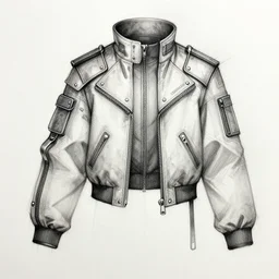 cybperpunk jacket sketch sketch