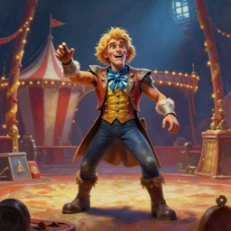 a beautiful painting of a psychonauts circus | unreal engine :. 3