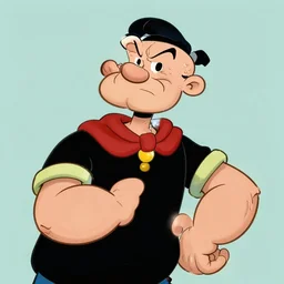 popeye in trouble