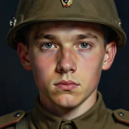 portrait of a 3 0 years old soldier, extreme fine detail background, night, highly detailed, detailed eyes, high quality, digital painting, hyperrealistic, by gaston bussiere, j. c. leyendecker, craig mullins