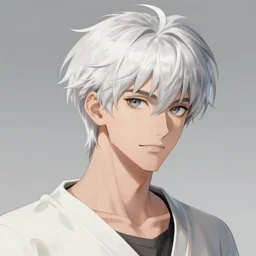 young bishonen male! scrawny white haired weak mage! sci - fi! moebius, milo manara, hugo pratt, french comic art, semi - realistic anime, portrait, beautiful face, symmetrical face, trending on pixiv, detailed, clean lines, sharp lines, crisp lines, award winning illustration, masterpiece, 4 k