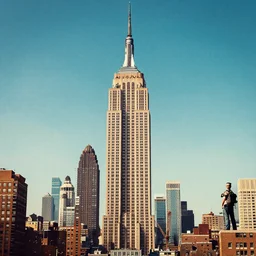 Terry crews as the empire-state-building | photoshop art