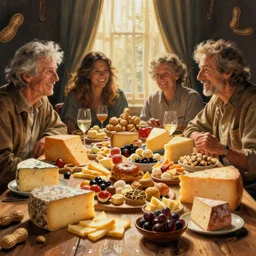 cheese feast for the peanut people style Roger Dean