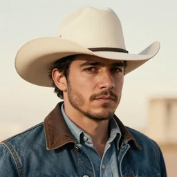 cowboy portrait detailed by albuquerque, rafael