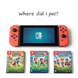 where did i put the nintendo switch games?