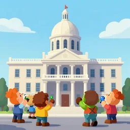 veggietales storming the capitol building, january 6, news photo