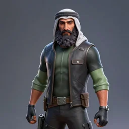 osama bin laden as a Fortnite skin. 8k Resolution high quality