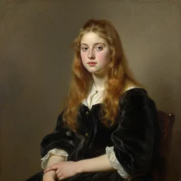 Sadie Elizabeth Sink In the style of william adolphe bouguereau