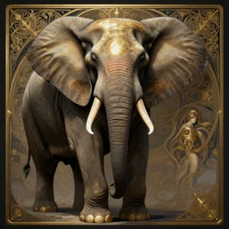 symmetry!! portrait an elephant, sci - fi, armour, muscular! cyberpunk, intricate, elegant, highly detailed, digital painting, artstation, concept art, sharp focus, illustration, art by artgerm and greg rutkowski and alphonse mucha