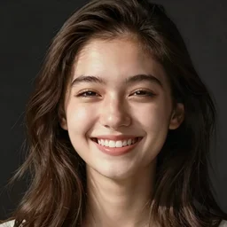a person with an insincere smile
