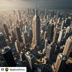 insanely detailed. instagram photo, kodak portra. by wlop, ilya kuvshinov, krenz cushart, greg rutkowski, pixiv. zbrush sculpt, octane, maya, houdini, vfx. huge cityscape. cinematic dramatic atmosphere, sharp focus, volumetric lighting.