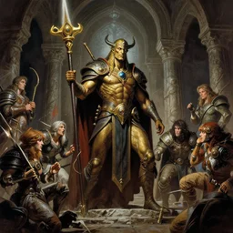 beholder in a dungeon, d & d, fantasy, greg rutkowski, frank frazetta, alexandre chaudret, boris vallejo, michael whelan, miro petrov, hr giger, magali villeneuve, donato giancola