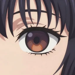 a close up digital painting of an anime eye by kyoani kyoto animation and ilya kuvshinov