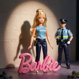 barbie getting arrested by police