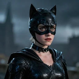 emma watson as catwoman in the style of petter hegre, sharp details