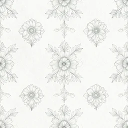 ornate decorative floral pattern background, digital asset, line art, watercolour, pretty flowers, leaves, pbr, 8 k, kdp, perfect symmetry 3 0 0 dpi, in the style of cath kidston, emma bridgewater and paperchase