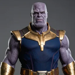 dlsr photo of thanos as a white man white man white man white man white man with bowl cut taken in studio lighting