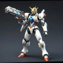 a photon launcher weapon from phantasy star online 2, ultra - high detail, 4 k, in - game screen shot, complete model