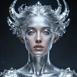 head and shoulders masterpiece portrait of the goddess gadot ( ∂ + m ) ψ = 0 by dan hillier, perfect, magic, graphene, silver soul, timeless, cosmic, crystal, antagonist, perfect symmetry, perfect skin, high contrast, intricate detail, super resolution, masterpiece, trending on artstation