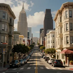 streets in san francisco, legend of mana art style