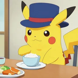 goth pikachu detective making dinner, color page, tankoban, 4 k, tone mapping, akihiko yoshida, james jean andrei riabovitchev marc simonetti, yoshitaka amano, long hair, curly, h. hydrochaeri