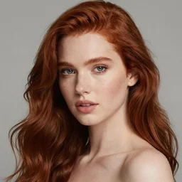 redhead ginger very beautiful woman
