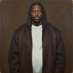 a painting of yeezus by george condo