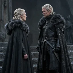 game of throne, movie scene, 8 k, dramatic scene, ultra realistic details, trending on artstation - n 4