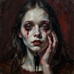 hyper realistic, insanity of the mind, inspired by silent hill, painted by keith thompson, caravaggio, masterpiece, artstation