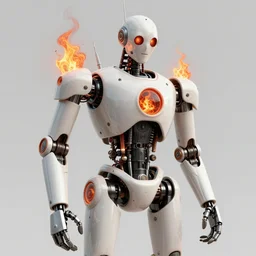 Mech robot. By Joseph Mallord William Turner, fractal flame, highly detailded