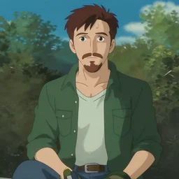 Ryan Gosling in the anime Monster (2002), Screenshot