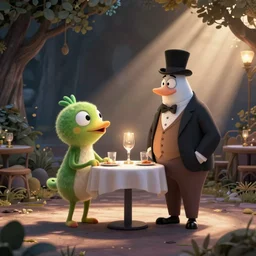 perry the platypus and doofenshmirtz on a date