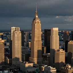 birds eye view of metropolitan buildings
