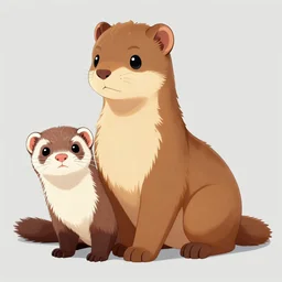 ( furry fandom fursona ) > ( weasel * ferret * stoat ) > ( red * black ), ( backing = smoke ) > graffiti > wall