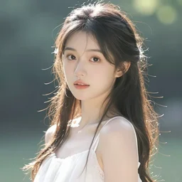 a beautiful goddess of light