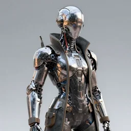 a humanoid made of sci fi metal panels wearing tech wear clothing, hard surface concept art, octane render, ultra-detailed, ArtStation, Zbrush, cgsociety