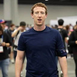 mark zuckerberg cosplaying as mark zuckerberg, anime convention