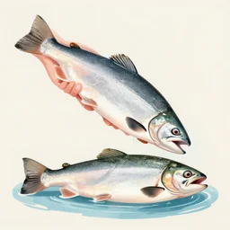 rhett puts a salmon in a lamp