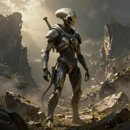 alien hunter, art by christian ward