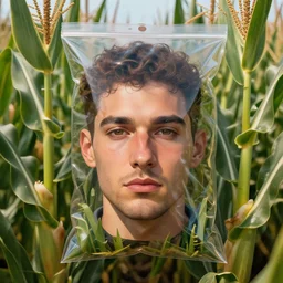 tetrapac in a cornfield, art by donato giancola and greg rutkowski, realistic face, digital art, trending on artstation, symmetry!!